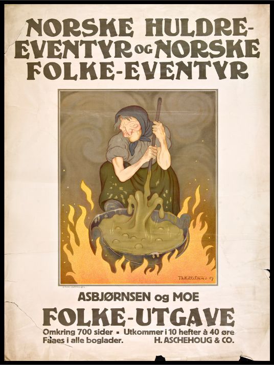 "Norwegian Huldre Fairy Tales" Theodor Kittelsen - posters and canvas