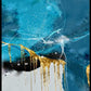 Nordic Art blue &amp; gold foil - 3 interior motifs