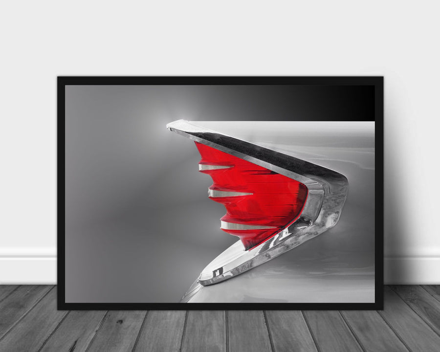 US classic car 1960 Fire flite tail fin abstrac