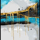 Nordic Art blue &amp; gold foil - 3 interior motifs