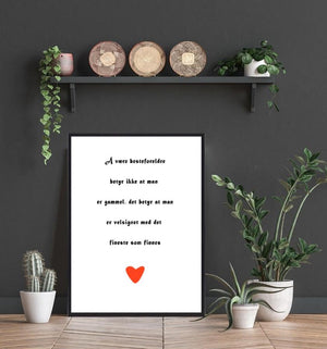 Å være besteforeldre plakat - Plakatbar.no