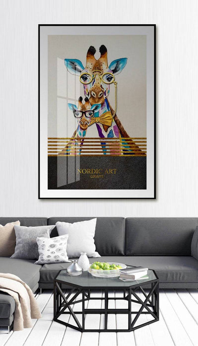 Abstract Art Giraffe - Poster - Plakatbar.no