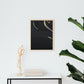 Abstract black gold poster 04 - Plakatbar.no