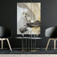 Abstract black - gold - white poster 02 - Plakatbar.no