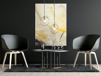 Abstract black - gold - white poster 03 - Plakatbar.no