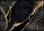 Abstract Black Marble - Plakatbar.no