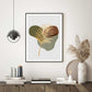 Abstract Botanical Golden Poster 01 - Plakatbar.no