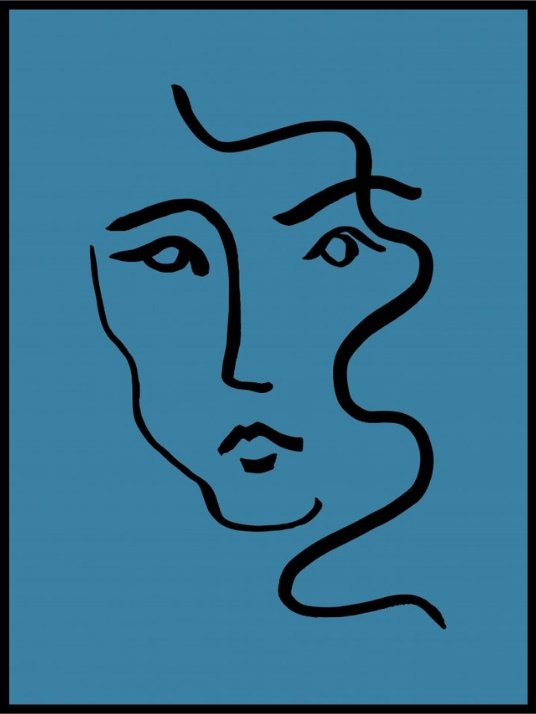 Abstract Portrait 02 Poster