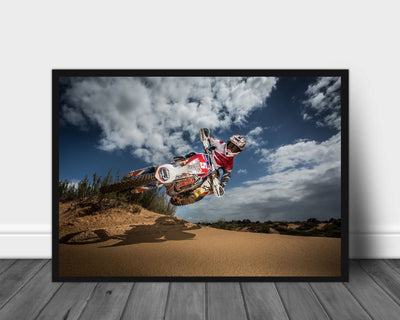 Action biker poster - Plakatbar.no