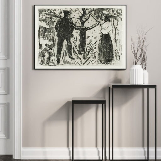 Adam and Eve, Edvard Munch- Plakat - Plakatbar.no