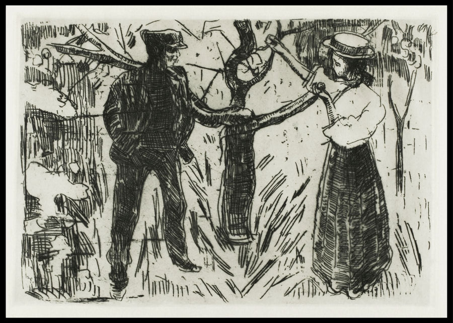 Adam and Eve, Edvard Munch - Poster