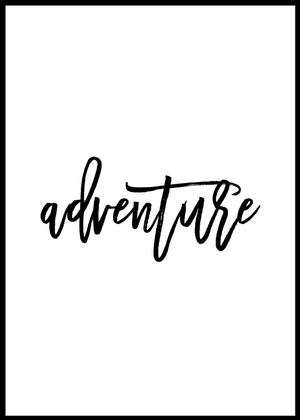 Adventure poster - Plakatbar.no