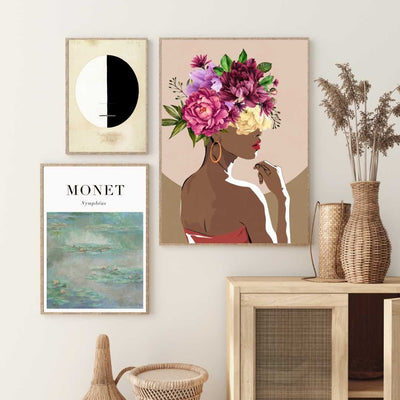 African Flower Girl Poster - Plakatbar.no