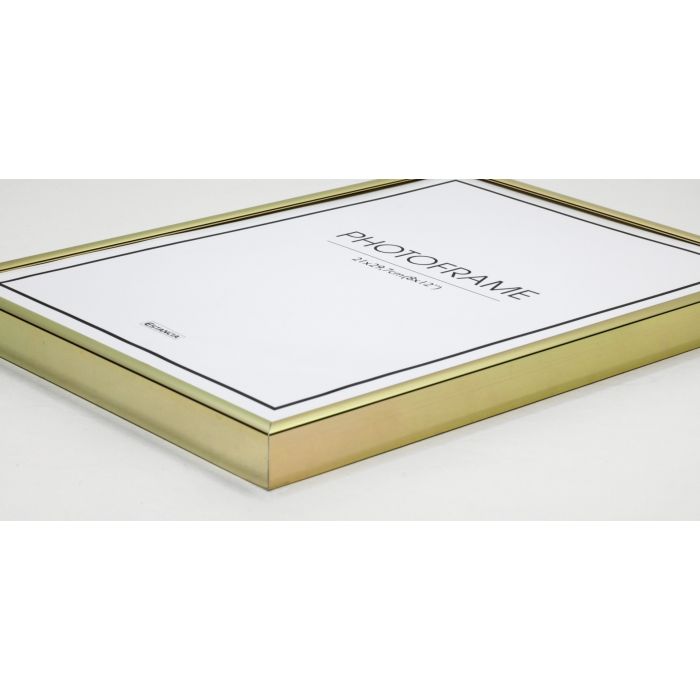 Aluminium ramme i 70x100cm for plakater, i gull farge - Plakatbar.no