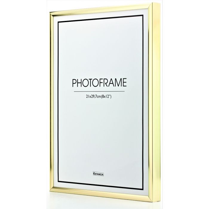 Aluminium ramme i 70x100cm for plakater, i gull farge - Plakatbar.no