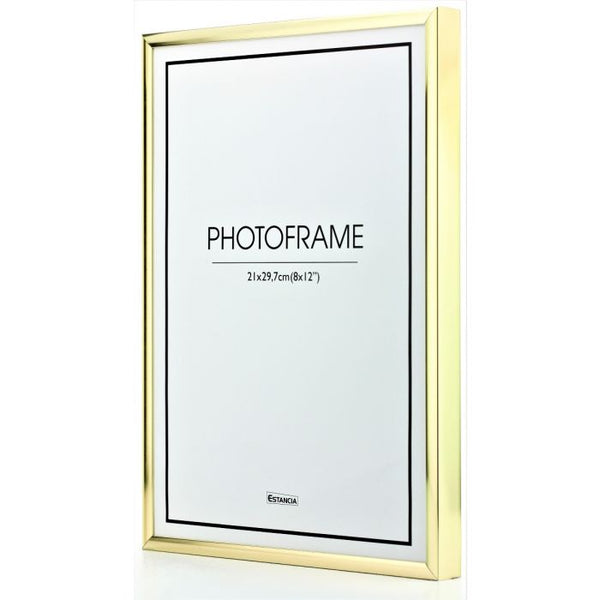 Aluminium ramme i 70x100cm for plakater, i gull farge - Plakatbar.no