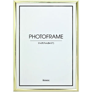 Aluminium ramme i 70x100cm for plakater, i gull farge - Plakatbar.no