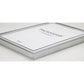 Aluminium ramme i 70x100cm for plakater, i sølv farge - Plakatbar.no