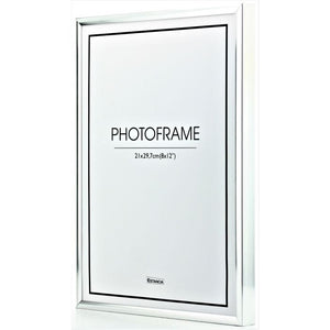 Aluminium ramme i 70x100cm for plakater, i sølv farge - Plakatbar.no