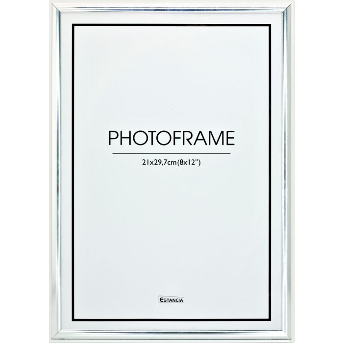 Aluminium ramme i 70x100cm for plakater, i sølv farge - Plakatbar.no