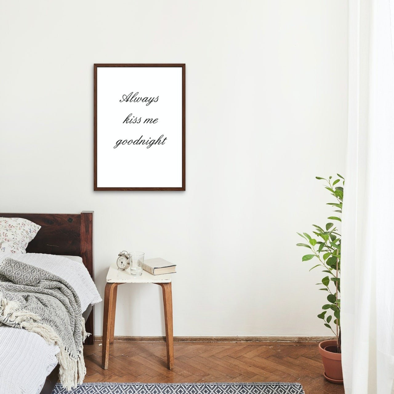 Always kiss me goodnight - Plakatbar.no