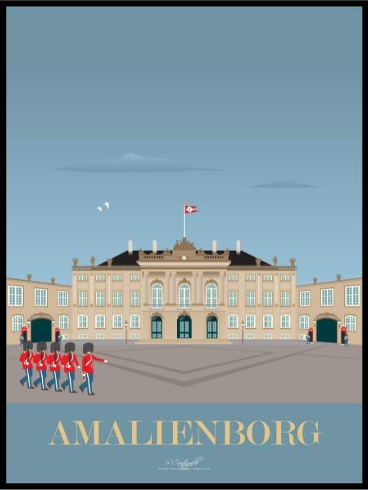 Amalienborg - Plakat - Plakatbar.no