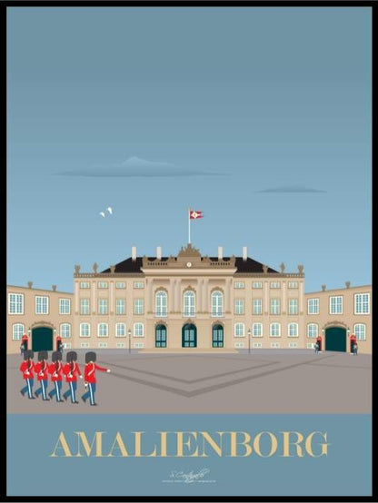 Amalienborg - Plakat - Plakatbar.no