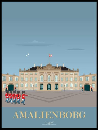 Amalienborg - Plakat - Plakatbar.no