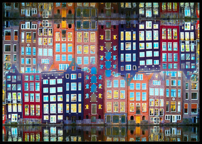 Amsterdam fasade poster - Plakatbar.no