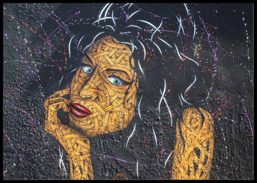 Amy Winehouse Street Art - Plakat