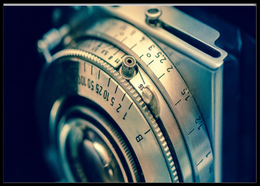 Analog Camera Lens Poster