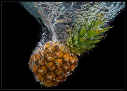 Ananas i vann poster - Plakatbar.no