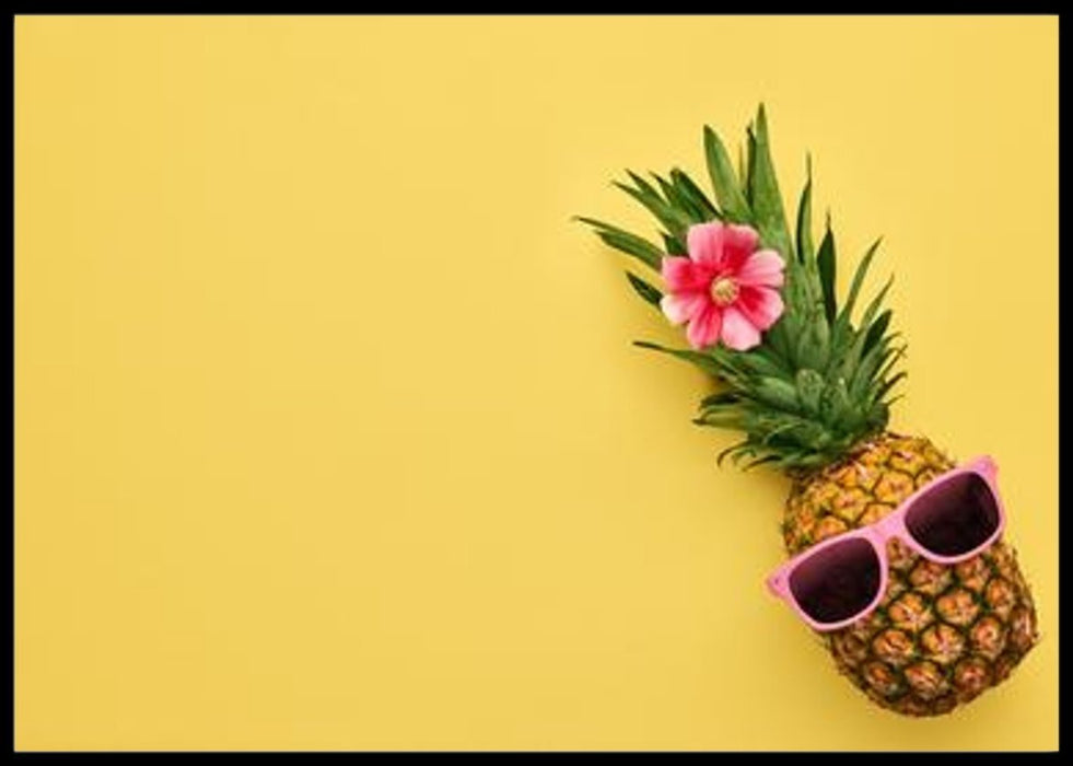 Ananas med solbriller poster - Plakatbar.no