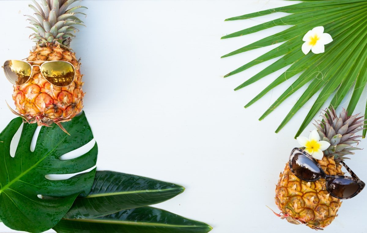 Ananas sommermotiv poster - Plakatbar.no