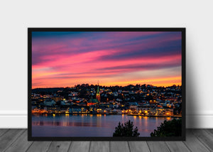 Arendal by night - Plakat - Plakatbar.no