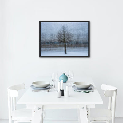 At the shore of the frozen river poster - Plakatbar.no