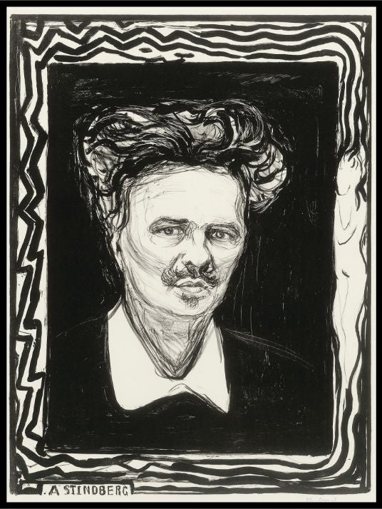 August Strindberg, Edvard Munch - Poster