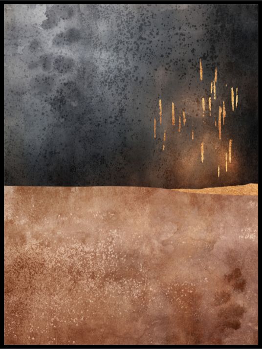Autumn rain - Plakat