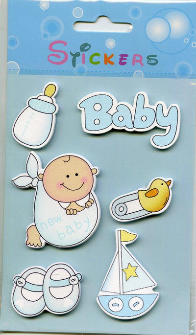 Baby blå - stickers - Klistremerker - Plakatbar.no