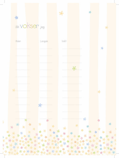 Babydagbok, rosa - Plakatbar.no