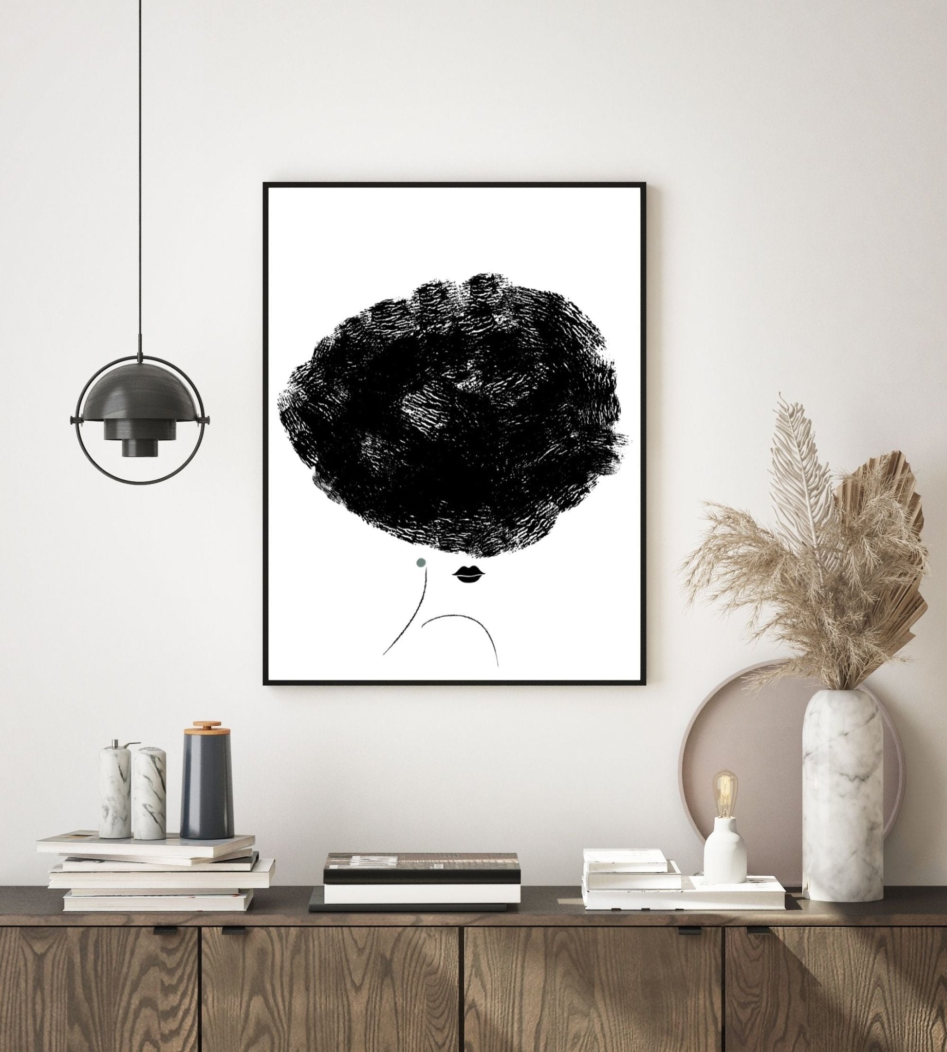 Ballerina Hair - Poster - Plakatbar.no