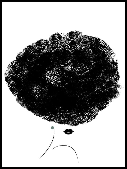 Ballerina Hair - Poster - Plakatbar.no
