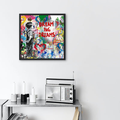 Banksy - Dream big dreams - Plakatbar.no