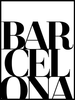 Barcelona - plakat - Plakatbar.no