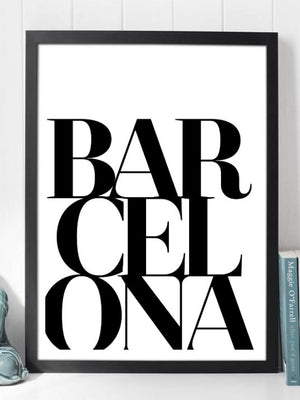 Barcelona - plakat - Plakatbar.no