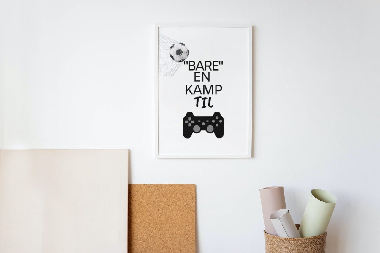 Bare en kamp til - Fifaplakat - Plakatbar.no