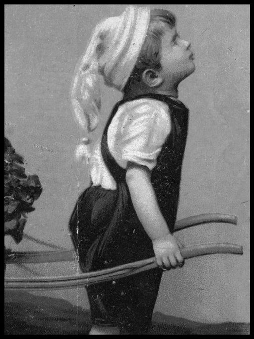 Barneportrett fra 1887 - Plakatbar.no