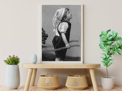 Barneportrett fra 1887 - Plakatbar.no