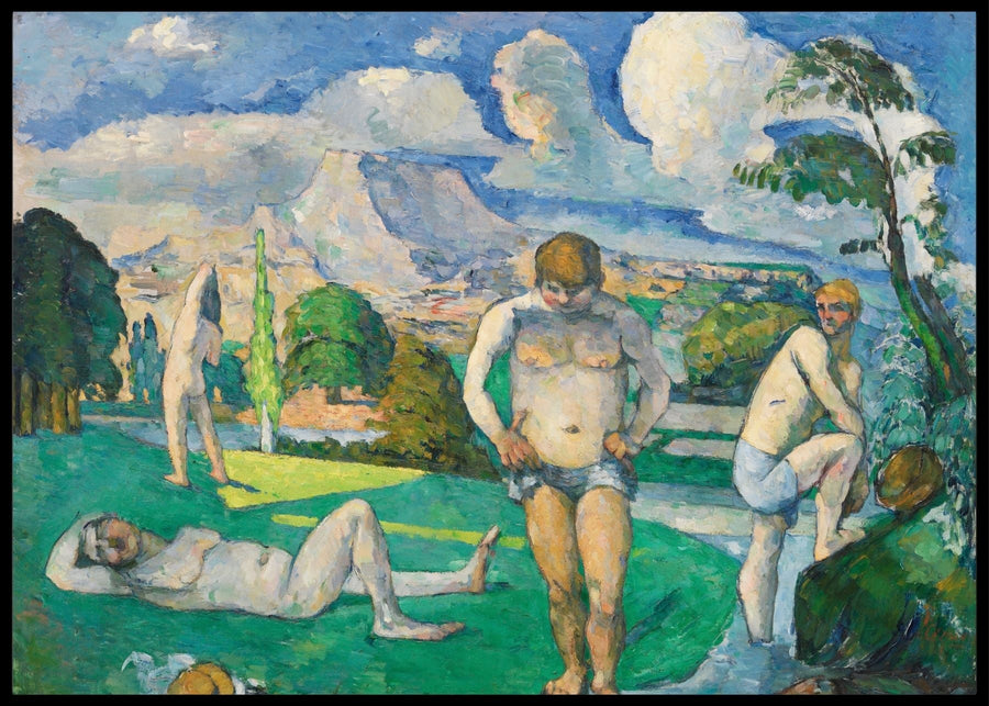 Bathers at Rest, Paul Cezanne- Plakat