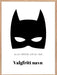 Batman Navneplakat - Du er tøffere enn du tror plakat - Plakatbar.no